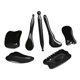 thumbnail image 4 of 7 Uds Gua Sha Herramienta De Masaje Portátil De Mano Tradicional Gua Sha Herramientas Faciales Negro, 4 of 5