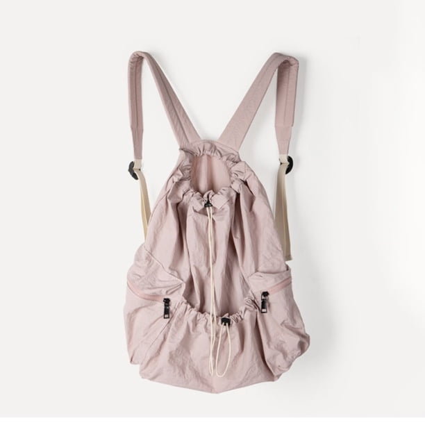 New Summer Drawstring Backpacks Large Capacity Soft Nylon Shoulder Bag Casual Fashion Ladies Backpack Travel