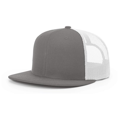 R Richardson - Gorra De Béisbol Richardson 511 Flatbill Trucker Charcoal/White