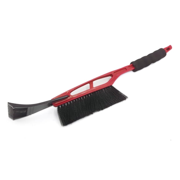 REGALWOVEN Cepillo de Nieve para Coche de 20" de Longitud Rascador de Hielo Herramienta de Remoción de Pala, Negro Rojo