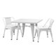 thumbnail image 1 of Living Combo Set Mesa + 2 Sillas Para Niños Blanco, 1 of 3