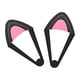 thumbnail image 2 of 2 Uds Orejas De Gato Accesorio Silicona Lindo Para Auriculares De Juego Negro Rosa, 2 of 5