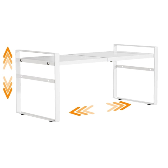Organizador de Estante para Gabinete LJHFUQHUHU Ajustable Blanco