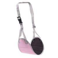 Magideal - Hamaca De Viaje Para Pies, Reposapiés, Altura Ajustable, Cabestrillo Para Pies Debajo Del Escritorio, Reposapiés De Avión, Hamaca Para Piernas Para Rosado