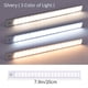 thumbnail image 1 of 1pc LED Motion Sensor Cabinet Light, Under Counter Closet Lighting, Wireless Magnetic USB Rechargeable Kitchen Night Lights, Battery Powered Operated Light For Wardrobe Closets Cabinet Cupboard Stair, 1 of 3