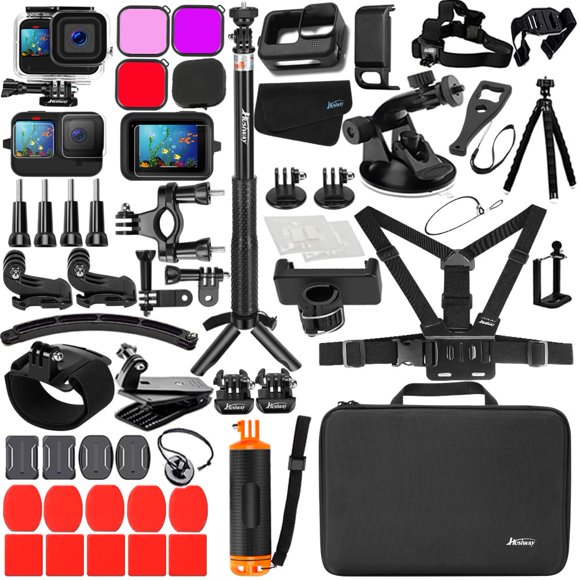 Kit de accesorios Husiway para Gopro Hero 13/12/11/10/9 negro