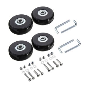 Bothyi - Juego De 4 Ruedas Para Maletas Con Tornillos Llaves Resistentes Al Desgaste 40X18Mm