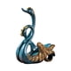 thumbnail image 3 of Portabotellas de vino con forma de cisne, adorno de moda, artesanías, estante decorativo para vino, soporte para botellas de vino para una mesa creati Azul, 3 of 5
