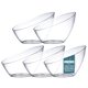 thumbnail image 1 of Cuencos para servir Posh Setting, plástico transparente, 240 ml, paquete de 5, 1 of 8