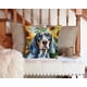 thumbnail image 3 of Cojín In Sunflowers Bluetick Coonhound, 3 of 6