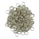 thumbnail image 3 of 200 Unids/lote De Llaveros De Anillo Dividido De Llave De Metal De Acero, Hallazgos De Llavero De 6mm De Plata, 3 of 3