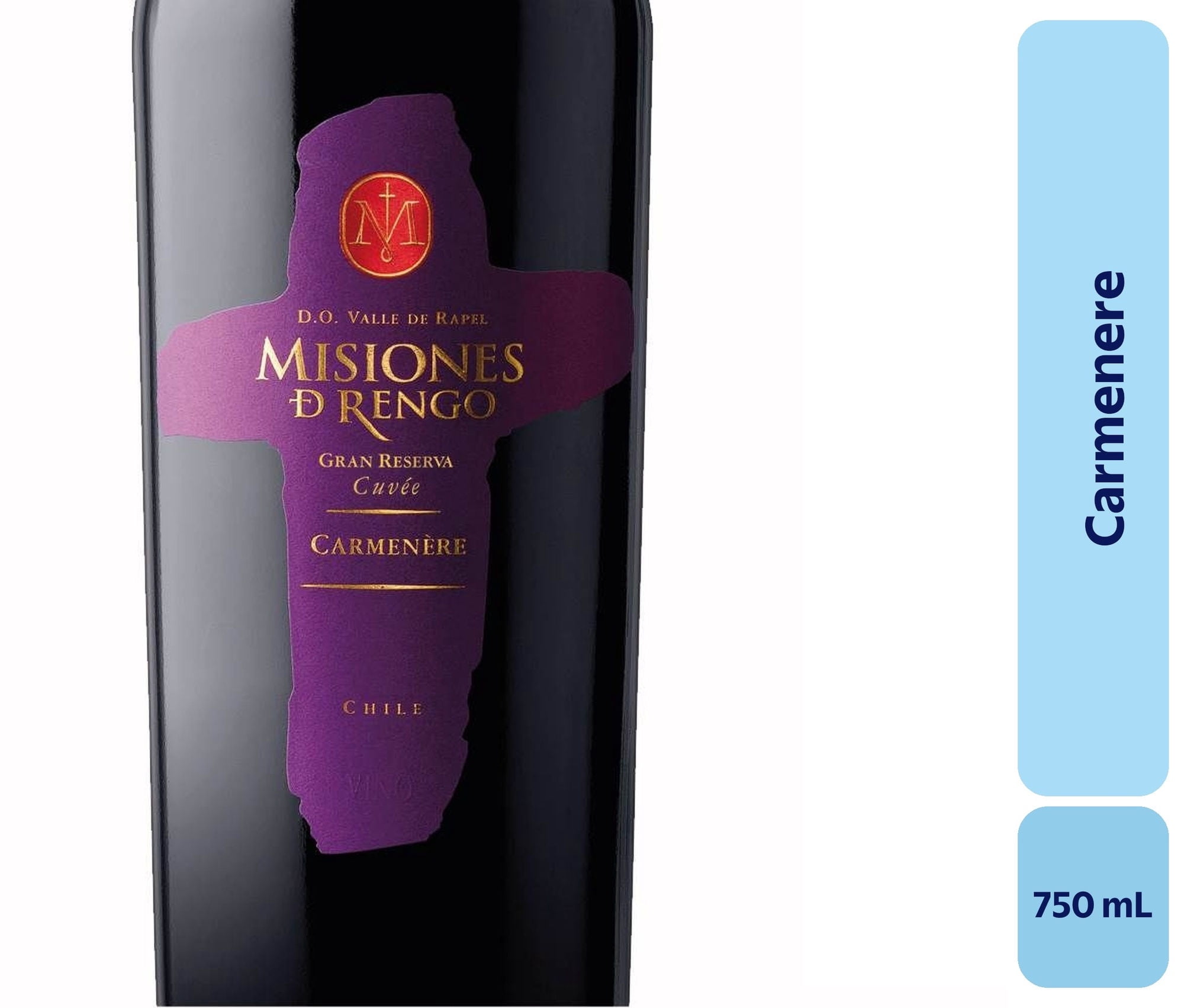 Vino Carménère Botella 750 mL Misiones De Rengo