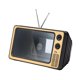 thumbnail image 2 of Amplificador De TV De 11" De Dise?o Retro, Regalo Para Papá, Miniamplificador Para Juegos, Cualquier Teléfono Inteligente, Dorado, 2 of 5