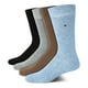 thumbnail image 1 of Calcetines De Vestir Paquete De 4 Cómodos Y Elásticos Con Cuello Redondo Para Hombre, 1 of 3