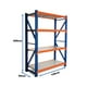 thumbnail image 2 of Pack 2 Estantes Metálico Rack Industrial Bodega 120x50x200cm, 2 of 6