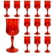 thumbnail image 1 of Copas de vino de plástico LEYIQU, estilo vintage, 200 ml (12, rojas), 1 of 6