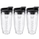 thumbnail image 1 of Vasos para Licuadora MEET JUICE 710 ml Paquete de 3 con Tapas Antiderrames, 1 of 7