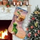 thumbnail image 1 of Campanita Tinker Bell Tema: Calcetines de Navidad, fino lino blanco para colgar en escaleras y chimenea, decoración navideña para el hogar, regalo de Navidad.54cm×38cm, 1 of 5