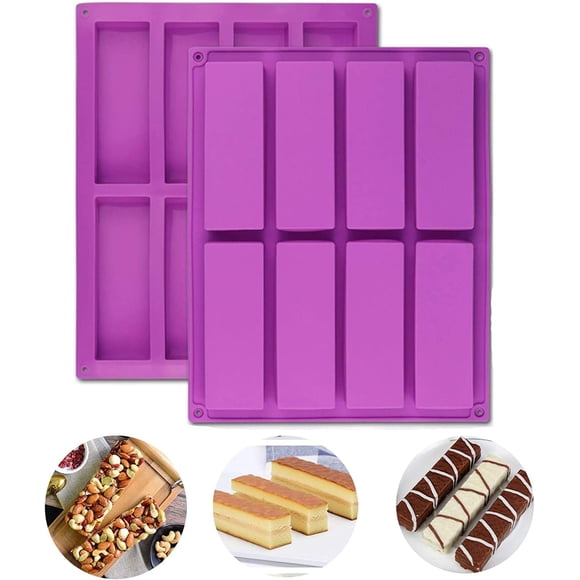 Moldes Silicona Chocolate Molde De Silicona Barra Cereal 26cm*21cm