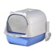 thumbnail image 5 of Caja De Arena Para Gatos Con Capucha, Bandeja De Arena, Espacio Grande, Inodoro Para Gatos Cerrado Y Cubierto, Azul, 5 of 5