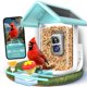 thumbnail image 1 of Comedero solar para pájaros VIUBIRD 2,4 lb con cámara HD 2K y WiFi, 1 of 9