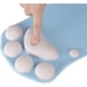thumbnail image 5 of Alfombrilla De Ratón De Silicona Con Reposamuñecas, 3d Diseño De Pata De Gato, Alfombrilla Para Mouse, Para Ordenador, Para El Estudio, La Oficina Y El Hogar (azul), 5 of 6
