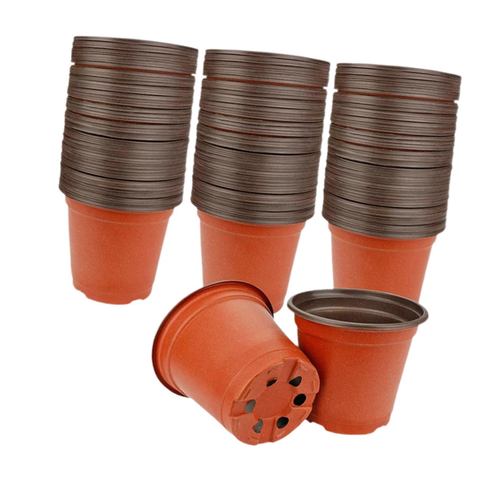 Ioensy - Diámetro De La Boca De Las Macetas 10Cm De La Planta De La Maceta Flexible Pequeña Del Envase De La Planta Del Vivero