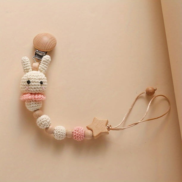 Cute Baby Pacifier Clip - High Quality Anti-Drop Pacifier Chain - Perfect Pacifier Holder!