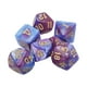 thumbnail image 1 of Juego De Dados Poliédricos De 7 Piezas, Accesorios De Juego De Mesa Duraderos Para Juego De Cartas, Café, Azul Claro, Violeta, 1 of 3
