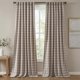 thumbnail image 1 of Cortina Madison Park 127 × 241 cm Marrón con forro polar, 1 of 9