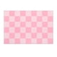thumbnail image 5 of Alfombra GarveeHome 61 × 91 cm a cuadros rosa lavable, 5 of 5
