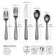 thumbnail image 2 of Juego de cubiertos Mikasa Delano Black Satin de 20 piezas Service 4, 2 of 6