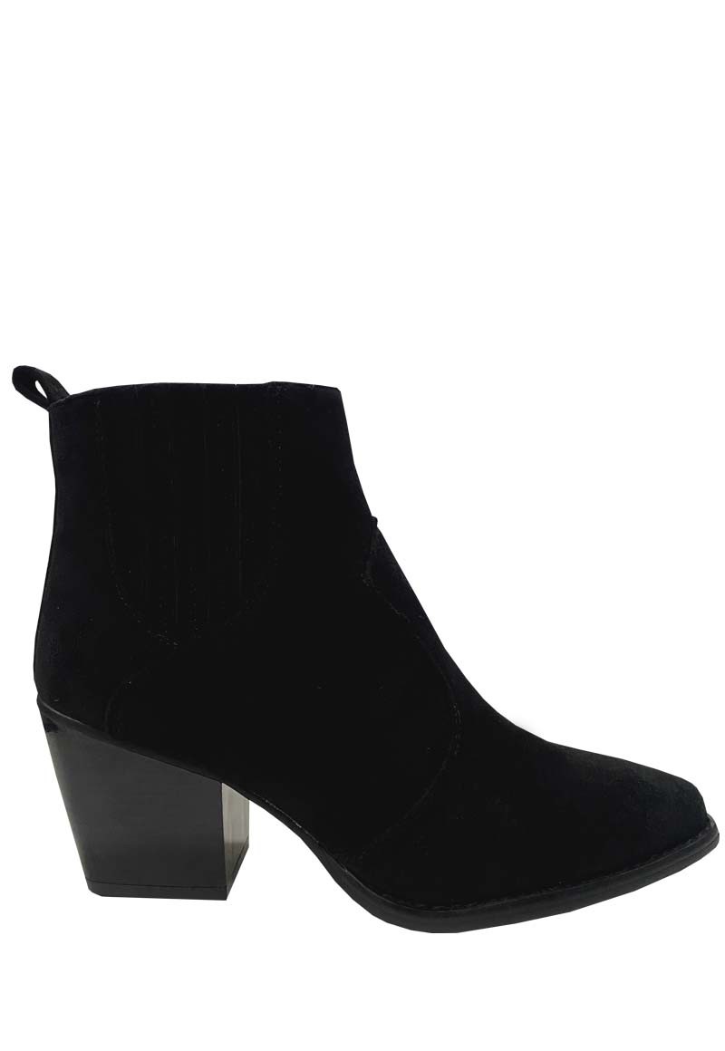 Todopiel - Botin Gamuza Ecológica Zaz55 Negro