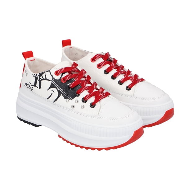 ZAPATILLA MINNIE MOUSE LONA CON PLATAFORMA