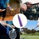 thumbnail image 3 of Sobregrip para raqueta de tenis y bádminton, agarre de toalla, cinta antideslizante para el sudor, pegamento para manos, 3 of 5