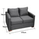 thumbnail image 5 of Sofa James 2 cuerpos Grey, 5 of 5