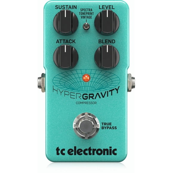 Pedal compresor TC Electronic HYPERGRAVITY con modo Vintage