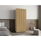 thumbnail image 2 of Closet 2 Puertas Fm Melamina Café Claro Y Blanco 180x80x48 Cm, 2 of 3