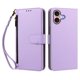 thumbnail image 3 of Funda con Billetera para [iPhone 16] con Bolsillo Zipper y Tarjetero Morado claro, 3 of 6