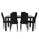 thumbnail image 1 of Juego De Comedor Venecia 6 Sillas Negro, 1 of 4