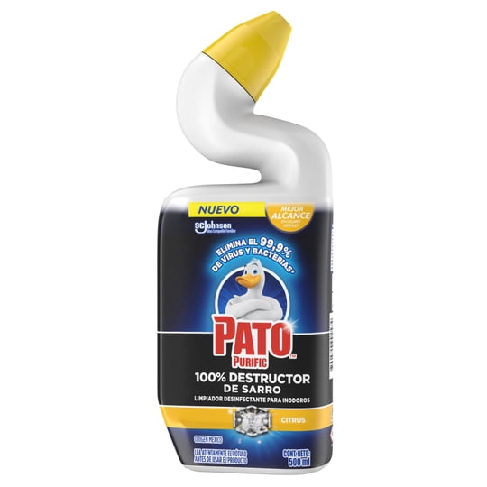 Limpador Baño Destructor De Sarro Gel Círtico Botella 500 ml Pato Purific