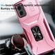 thumbnail image 4 of Funda Armada para Motorola Moto G 5G 2024 con Tapa Deslizante y Soporte Magnético Giratorio Rosa, 4 of 5