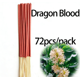 thumbnail image 1 of suxuMhao Varilla de Incienso de Sangre de Dragón - 72 Pzas 8.66IN Varillas de Incienso Orgánicas, Fragancia Natural para el Hogar para Relajación, Yoga y Meditación, Rojo, Incienso de Aromaterapia,, 1 of 4