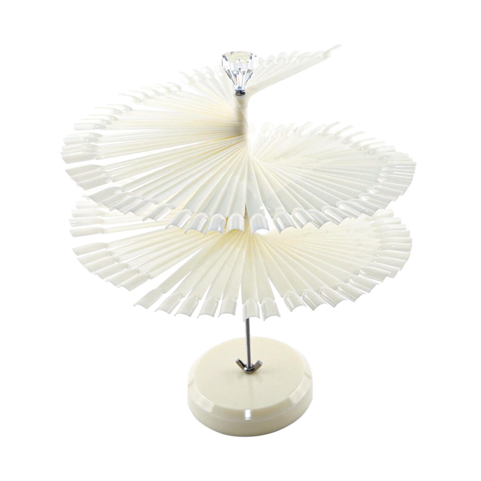 Magideal - Expositor Para Muestras De Uñas En Barra, Estable, Transparente, Para La Presentación De Colores De Uñas Profesionales, Para Uso En El Salón Doméstico Cabeza Plana Natural