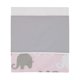 thumbnail image 5 of Set de edredón NoJo Dreamer con diseño de elefante rosa y gris, 8 piezas, 5 of 9