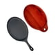 thumbnail image 2 of Plancha oval 24 cm Fierro y Base Madera Negro Lugano, 2 of 3