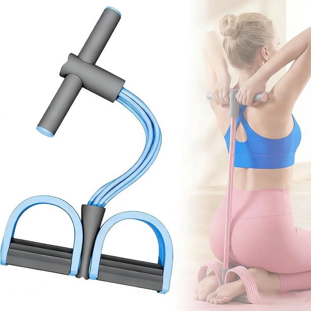 Banda resistencia pedal caucho natural goma estiramiento fitness abdomen brazo cintura pierna