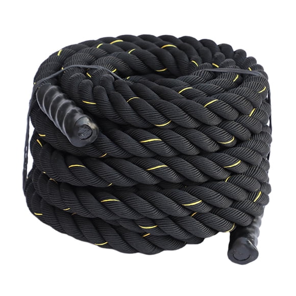 Cuerda de Batalla con Manga, 1,5 Pulgadas de Diámetro, 2,8 M/3m de Longitud, Entrenamiento Muscular de Gimnasio, Cuerdas de Batalla para Gimnasio en C , 38mmx2.8m Amarill 38mmx2.8m Amarillo