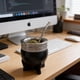 thumbnail image 3 of Mate Imperial con Cuero Acero Inoxidable y Virola De Alpaca negro Negro Criollo, 3 of 4