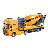 Magideal - Modelo De Vehículo De Camión De Construcción, Vehículo De Ingeniería De Juguete, Vehículo De Juego Para Niños, Juguete Educativo Portátil Para Niños, 26Cmx7.4Cmx11Cm